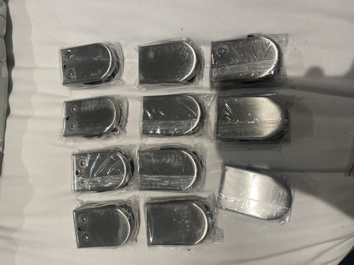 10x glass clamp stainless - 10x,