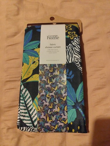 Shower curtain jungle zebra - shower,