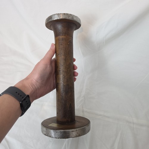 Large antique wooden textile - wooden,