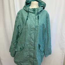 MANTARAY Light Green Rain Coat