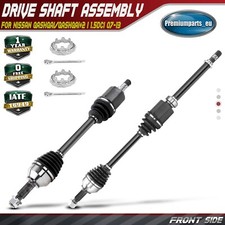 2x Drive Shaft Front for
