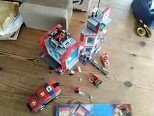 LEGO City 60215 Fire Station Building Set with Minifigures and Instructions