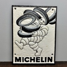 Cast Iron Michelin Man Sign -