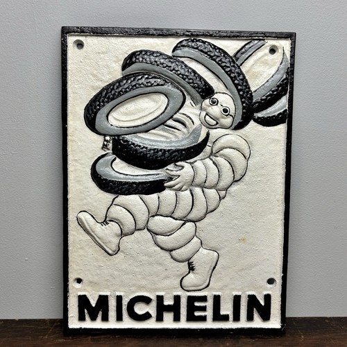 Cast iron michelin - man, sign