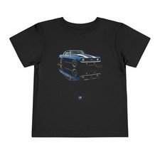 Toddler 1969 Chevy Camaro SS Vintage Retro Car T-Shirt Kids Muscle Car Tee