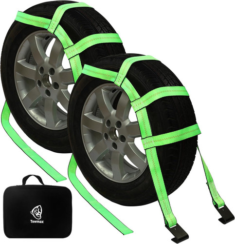 Tow dolly basket - dolly, straps