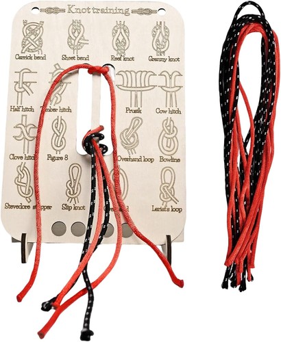 Knot tying practice board - knot,