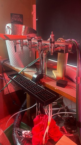 Tap beer bar - 5, chrome
