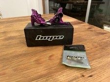 Hope RX4+ Flat Mount Disc Brake Calipers Front And Rear Mineral Oil Purple Set