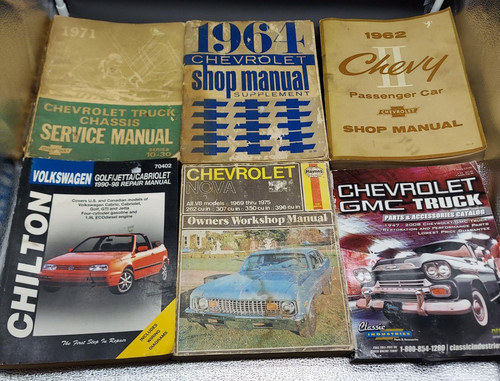 Shop manuals cat - 6, vw,