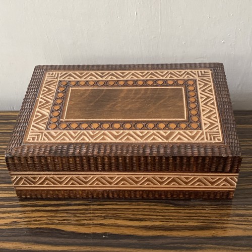 Poland hand carved inlaid - hand,