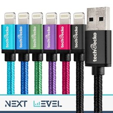Premium USB Charger Cable Charging & Data Sync Lead for Apple iPhone, iPad, iPod