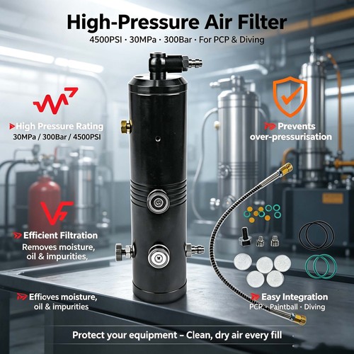 High pressure air pump filter - air,