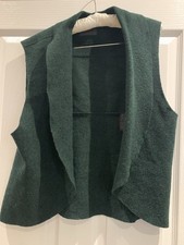 OSKA Green boiled Wool Gilet Size M