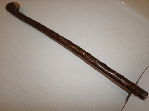 Blackthorn knob walking stick - knob,