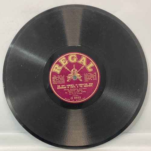 Regal 78rpm record scottish - regal,