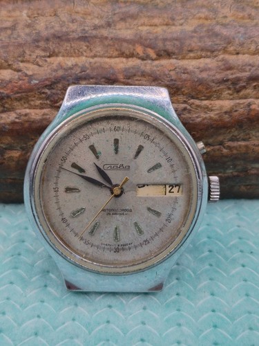 Soviet wristwatch slava with - wristwatch,