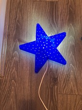 Ikea Blue Star Lamp Novelty