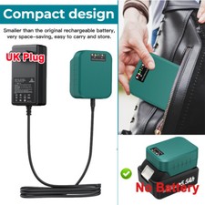 Mini Fast Charger for Makita BL1830 BL1840 BL1850 BL1860 18V Li-ion Battery UK