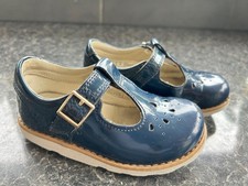 CLARKS Navy Patent Mary Jane