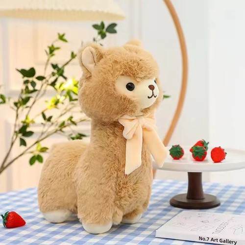 Large alpaca soft toy plush - alpaca,