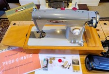 Seamstress (Jones Deluxe) Heavy Duty Single Stitch Sewing Machine – Serviced 