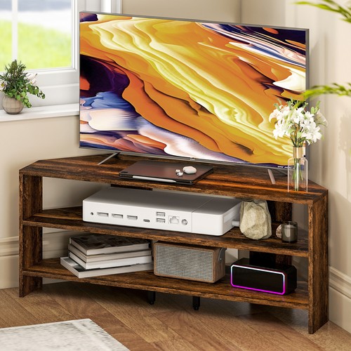 Homcom corner stand tv - tv, stand,