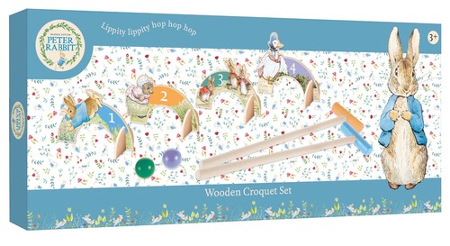 Peter rabbit wooden croquet - wooden,