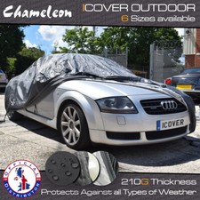 Heavy Duty Waterproof Car Cover, Universal, 210g All Weather Outdoor Protection
