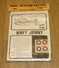 Esoteric Models 1/72 scale Curtiss N-9H “Navy Jenny" - vac-form plane kit