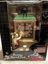 Wesco Wallace and Gromit Moving Alarm Clock A Close Shave 1998 Boxed Working