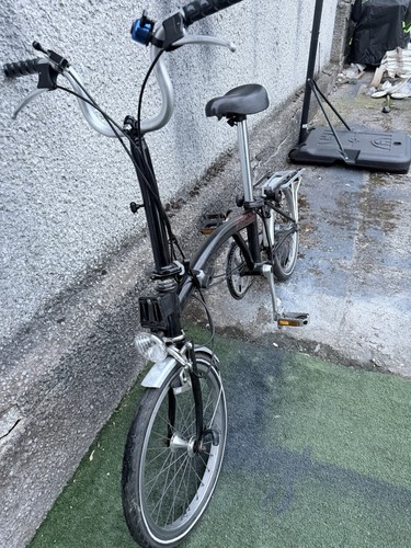 Vintage brompton folding bike - brompton,