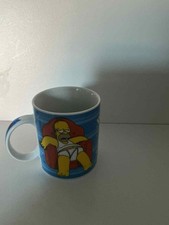 The Simpsons Homer Without TV Ceramic Mug Official 20th Century Fox Cup Coffee