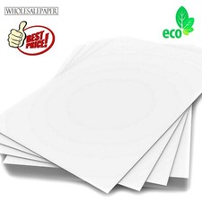 A2 A3 A4 Smooth White Card Stock Blanks Arts Crafts Paper Printer Sheets any gsm