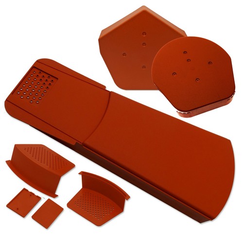 Roof dry verge end cap - end,
