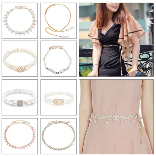 Diamante chain belt - diamante,