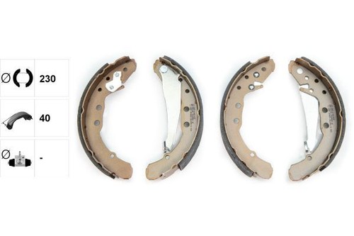 Brake shoe set - shoe,