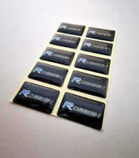 10x Volvo R Design 3D Domed