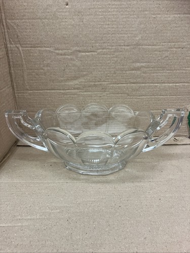 Art deco glass bowl - art,