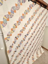 Handmade Patchwork Cotton Quilt Damaged