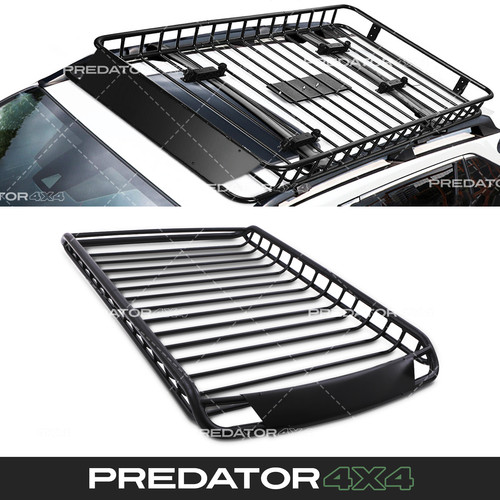 Roof rack basket off - basket, road