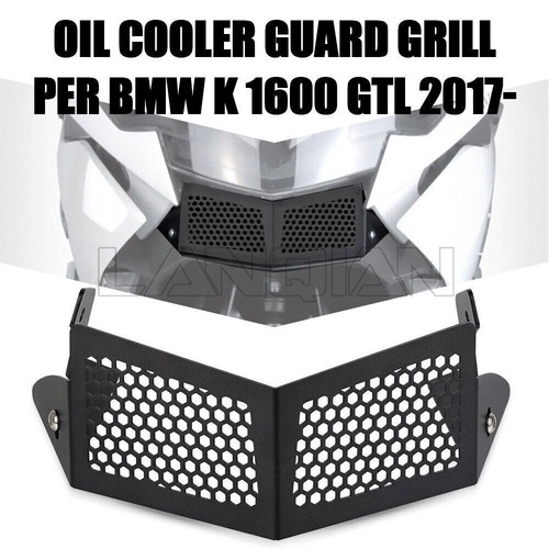 Motorcycle oil cooler guard