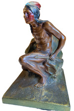 Antique Bronze Native American