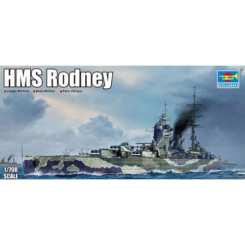 Trumpeter 6718 hms rodney - trumpeter,
