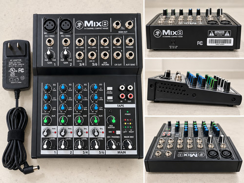 Mackie mix8 channel compact - mix8, 8