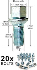 M14 alloy wheel bolts to fit