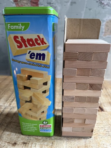 Stack jenga wooden block - ‘em,