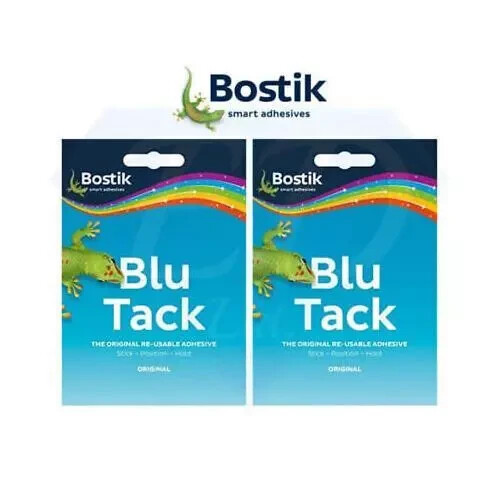 Blu tack sticky usable - blu,