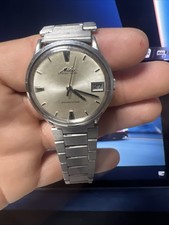 Vintage Mido Ocean Star Datoday Commander Watch Swiss Day Date Stainless Steel