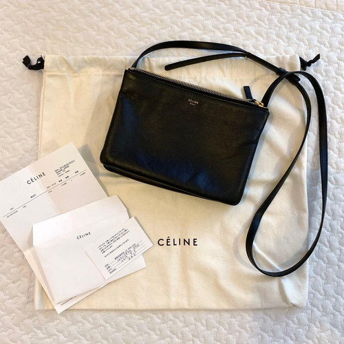 Celine trio bag small navy - small,